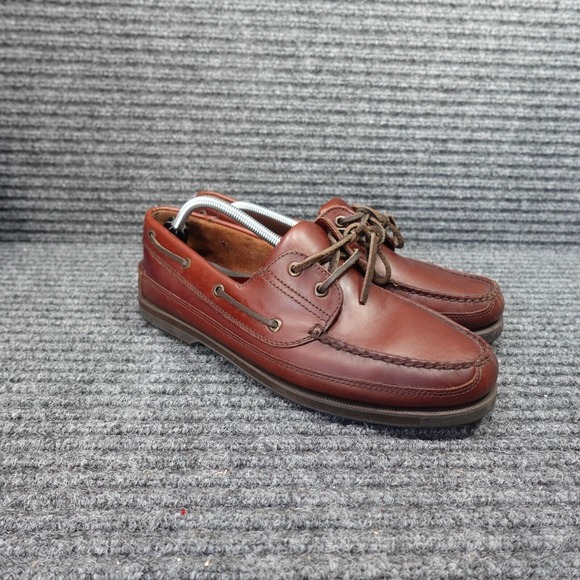 Bass Shoes Mens 12 W Brown Harry Leather Casual Lace Up Loafer main image 15